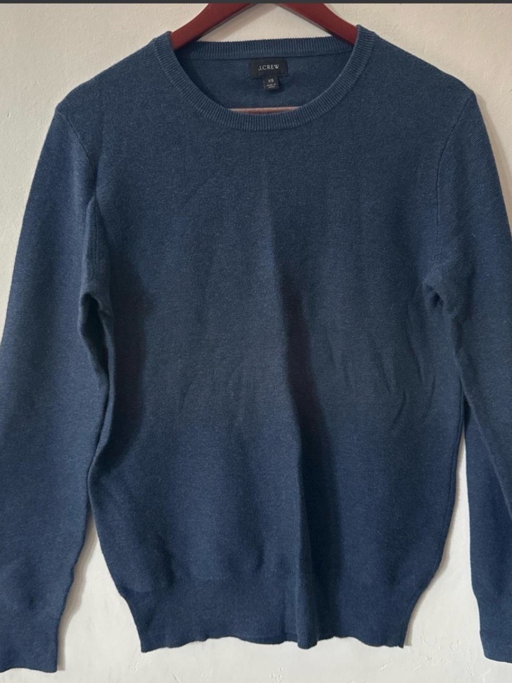 J. Crew Men’s Crewneck Sweater in Deep Navy